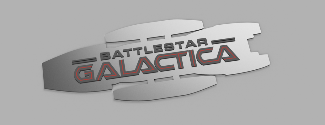 battlestar galactica badge multicolore by kilos art monnaie badges scifi 3d print model - Mito3D