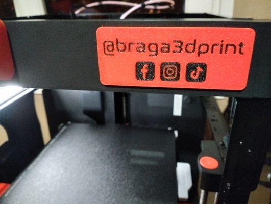 bambu labs p1p badge by braga3dprint 3d printer accessories bambulabs bambulabsp1p 3d print model - Mito3D