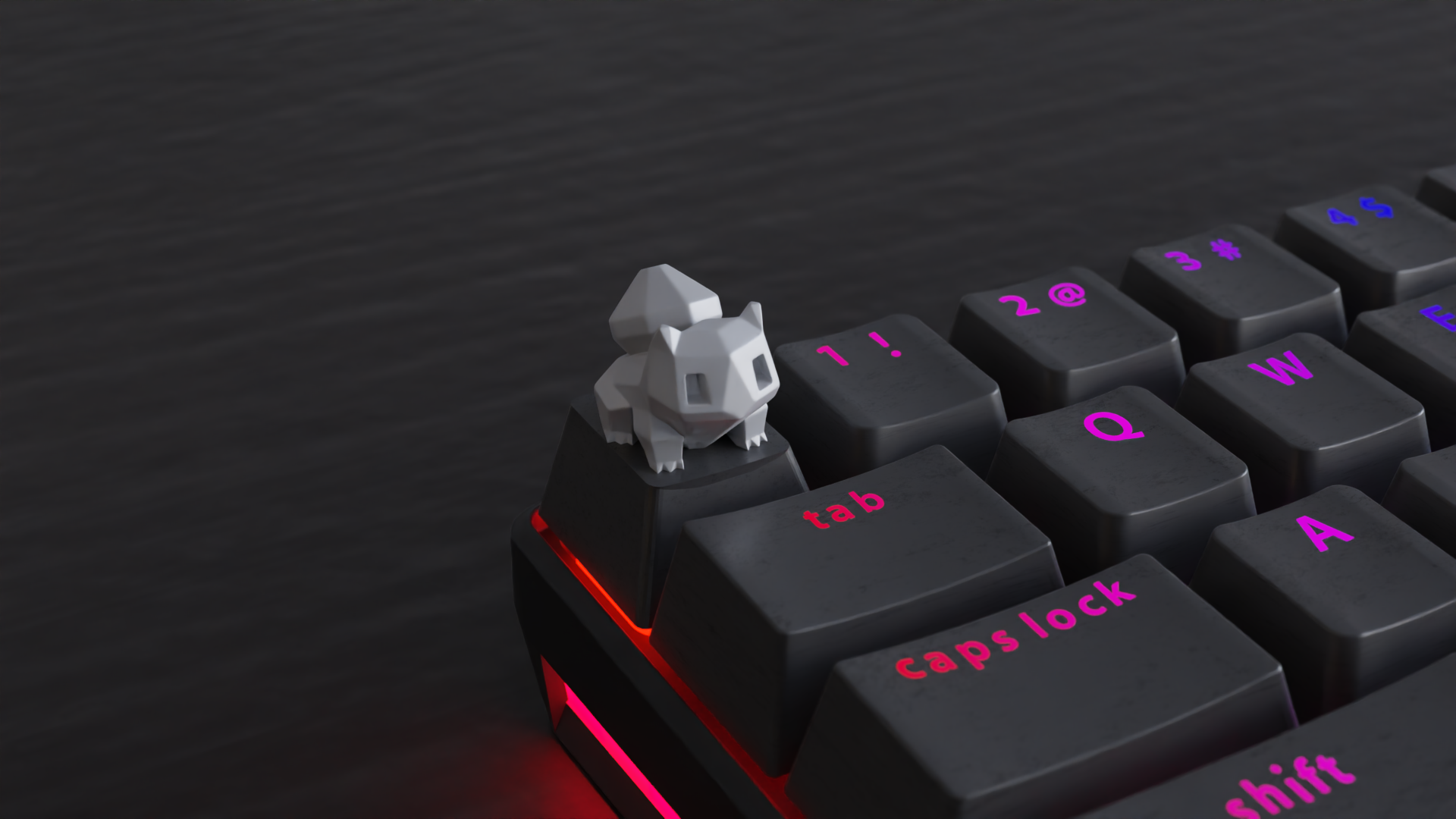 keycap lowpoly bulbasaur remixed by braga3dprint tools gadgets pokemon keyboard pokemongo mechanicalkeyboard pokemons pokemonfigures pokemonfigure pokemontoy keycaps cherrykeycap chockeycap customkeycap artisankeycaps customkeycaps cherrykeycaps mechanicalkeyboards artisankeycap gamekeycaps 3D print model - Mito3D