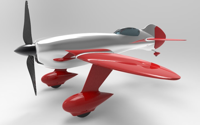 abeja r3 modelo avión by marko volantes pasatiempo bricolaje diy vehiculos rc geebeer3 geebee aeronave 3d print model - Mito3D