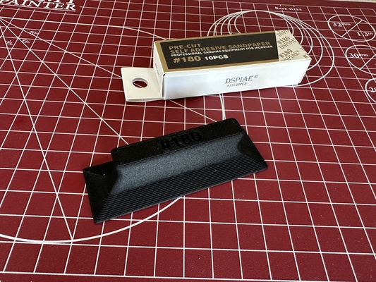 taco ponçage sableur by fabricant nata outils papier verre porte dspiae 3d print model - Mito3D
