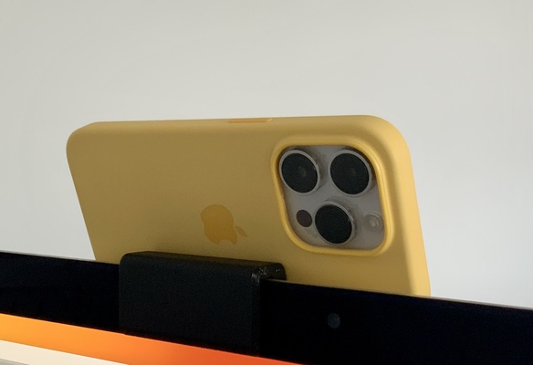 soporte para hacer vista cenital el iphone by natamaker tools gadgets holder mac iphoneholder 3d print model - Mito3D