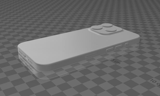 i phone 15 pro modello remixato by giacomo borghi02 utensili gadget mela 3d print model - Mito3D