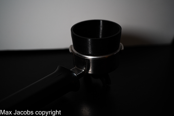 porta filtro dosagem anel 58mm by demdor casa modelos café gaggia barista 3d print model - Mito3D