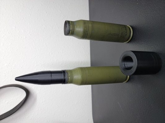 gau 22 25mm projectile outils by cschmiett loisir diy cas gaine mm 25 balle f35 3d print model - Mito3D
