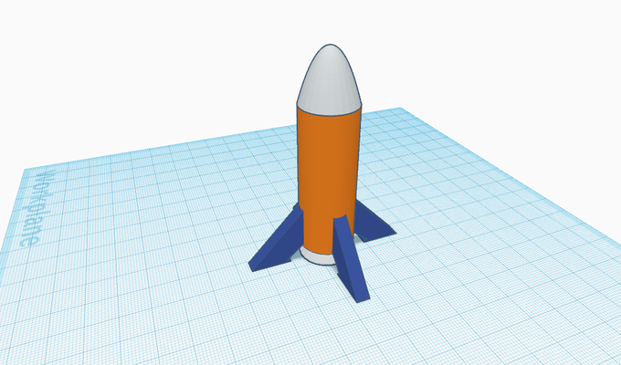 fusée 2 dessins by nébuleuse impression miniatures navire espace étoile dirigeable vaisseau spatial cosmos 3d print model - Mito3D