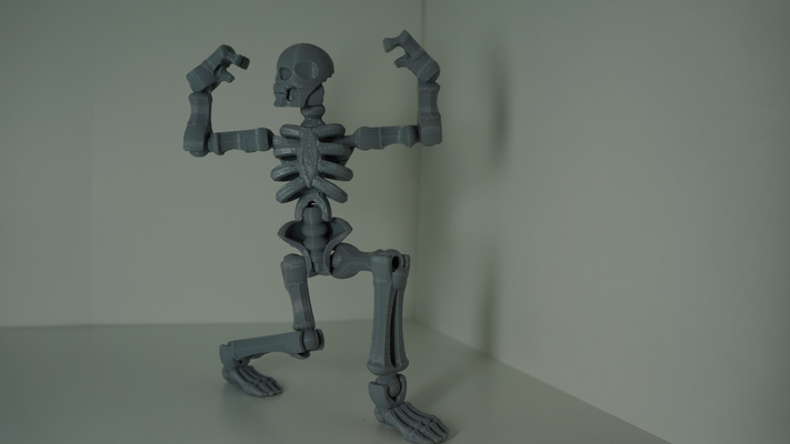 juguete esqueleto by nebulosa impresión juguetes juegos caracteres skeletor articulado figura acción figuras amigo impresora 3d print model - Mito3D