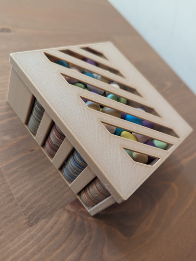apertura alare cibo uovo scatola remixato by ischemia giocattoli giochi tavola contenitore organizzatore 3d print model - Mito3D