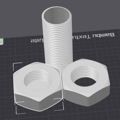 nuss bolzen zappeln spielzeug by marc tew bildung ingenieurwesen toleranz 3d print model - Mito3D