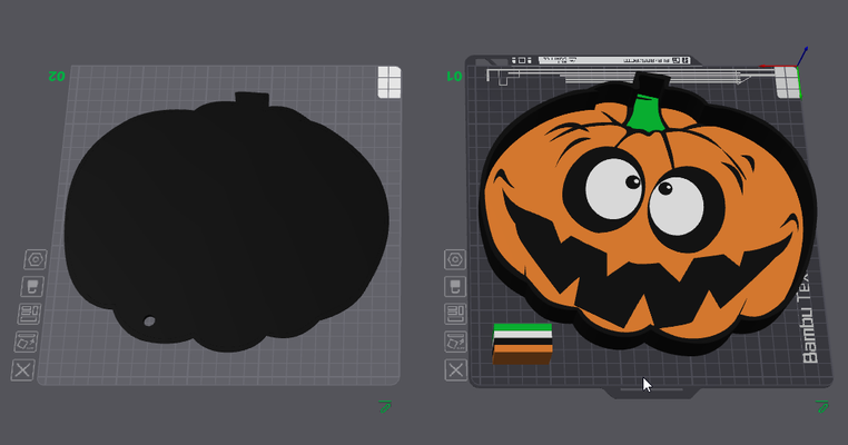 halloween pumpkin lightbox by 3dunspol household decor mmu 3d print model - Mito3D
