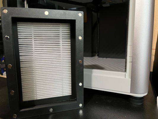 x1c p1s hepa ar filtro habitação by dylanaukes 3d impressora partes limpador adaptador magnético magneto amazonas fácil 3d print model - Mito3D