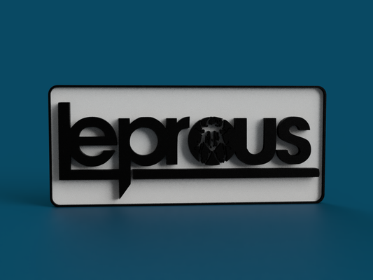 leprous band logo by dudis00 art signs & logos norwegian 3d print model - Mito3D