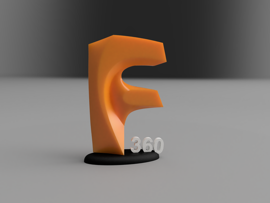 füzyon 360 logo by dudis00 sanat heykeller fusion360 autodesk autodeskfusion360 3d print model - Mito3D