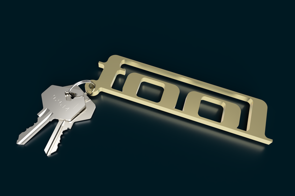 outil porte clés by dudis00 art panneaux logos bande 3d print model - Mito3D