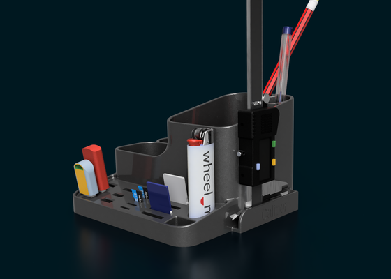 organizador calibrar estante soporte by dudis00 casa oficina ordenado pinza escritorio calibrepermitutoyo 3d print model - Mito3D