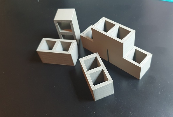 cemento blocchi scala modello diorama 1 14 16 12 10 by 75echo passatempo fai robotica rc casa delle bambole costruzione tamiya miniature strisciando 3d print model - Mito3D