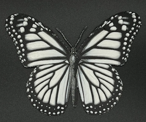 fucina cappelli monarca farfalla by utente 1986533771 arte 2d 3d print model - Mito3D