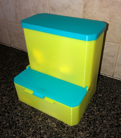 dishwasher tablet container by duane777 household house models dispencer 3d print model - Mito3D