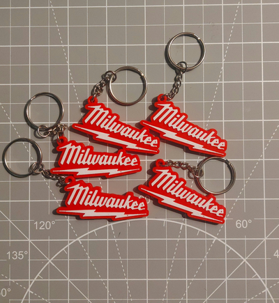 milwaukee keychain by polyzone3d fashion models keychains 3d print model - Mito3D