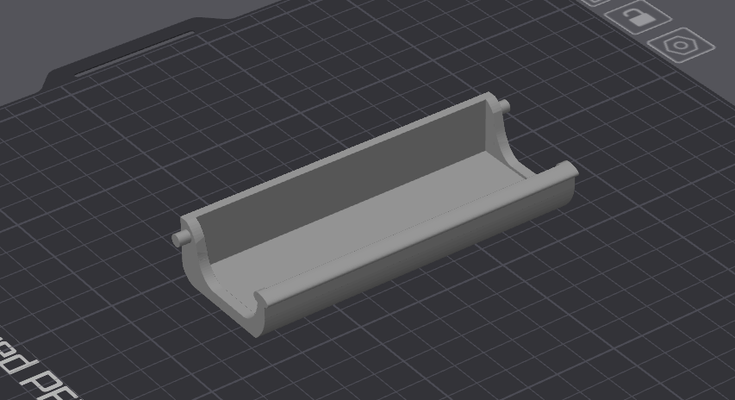 replacement bin handle by maker dave tools organizers plastic 3d print model - Mito3D