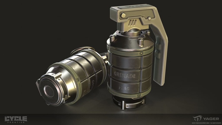 grenades cycle frontière by st0rmbreaker179 accessoires cosplays réplique arme jeu ca korolev osiris vidéo yager 3d print model - Mito3D