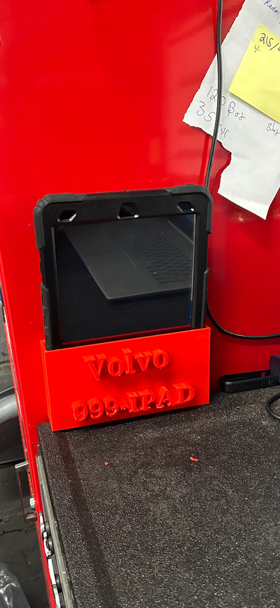 volvo ipad titulaire soutien aimant inserts by chris thayer outils organisateurs espace rangement magnétique automobile voitures 3d print model - Mito3D