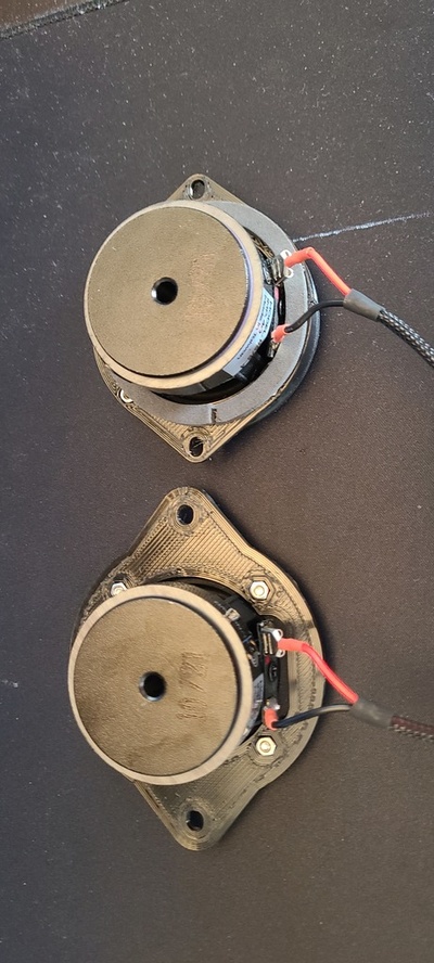 audi a4 s4 rs4 b8 kısa çizgi hoparlör adaptörler merkez değiştirilmiş by temelli köpek hobi kendin yap araçlar ses şeytani 3d print model - Mito3D