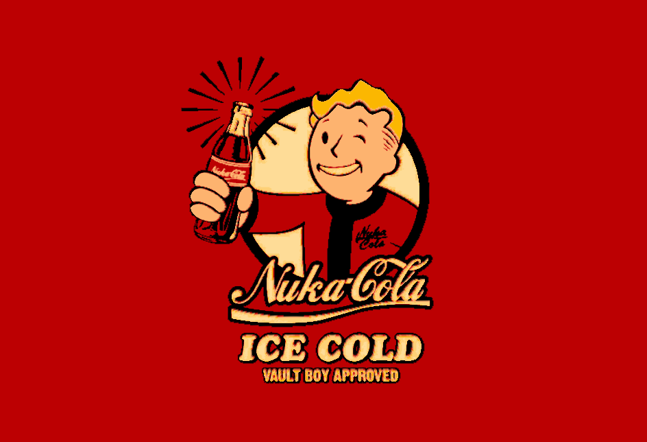 nuka coca cola volta ragazzo by pachiderma arte 2d ricaduta fallout4 vegas 4 fratello cappuccio of acciaio fucina cappelli 3D print model - Mito3D