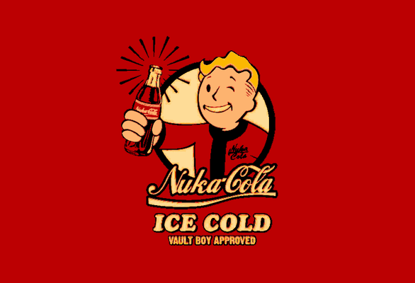 nuka cola vault boy by pachyderm art 2d fallout fallout4 vegas 4 brother hood of steel hueforge 3d print model - Mito3D
