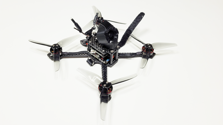 récursivité hélios 3 5 dji o3 ultra light fpv drone pièces by loisir diy robotique quadcopter o3camera 3d print model - Mito3D