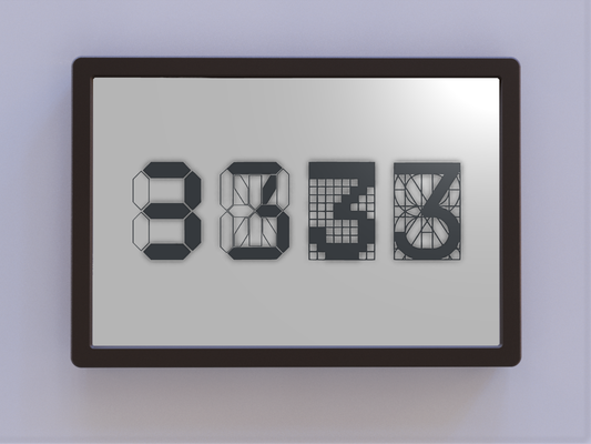 segmentato schermo progressione brevetto arte by ken mulini 2d 3d print model - Mito3D