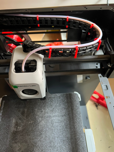 p1p modificare to trascinare catena by 3d stampante accessori 3d print model - Mito3D
