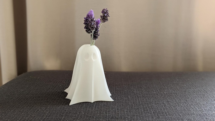 ghost vase mode halloween decoration by bencham95 household decor flower 3d print model - Mito3D