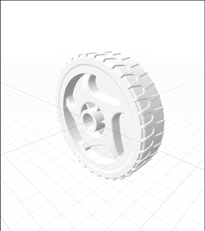 wheel car battery charger by chrizj tools usefull tool toolsholder 3d printing repair print 3dprinter 3d print model - Mito3D