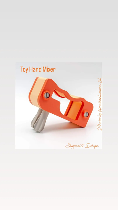 brinquedo mão batedeira sk07 by skipper07 passatempo faça eletrônicos 3d print model - Mito3D