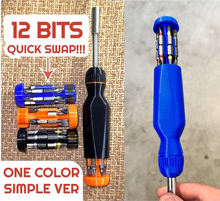 - ltt screwdriver simple by erer2001 tools linustechtips 3d print model - Mito3D