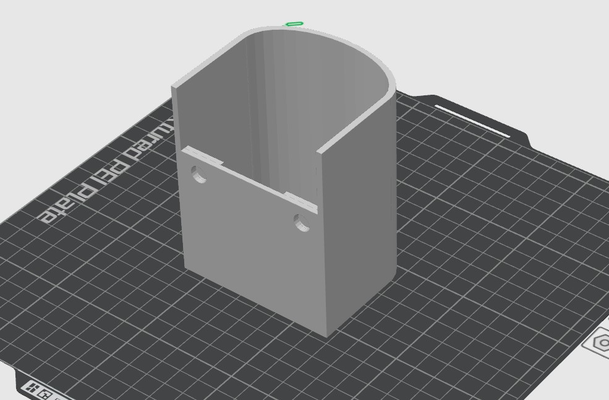 sencillo mierda compartimiento tolva cubeta soporte bambu laboratorio x1 p1 impresoras by morris 3d impresora accesorios cubo caca holderp1p filamento 3d print model - Mito3D