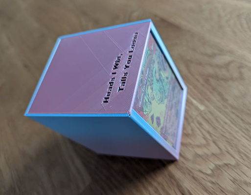mtg commander deckbox box remixed by man1ac hobby & diy magic gathering 3d print model - Mito3D