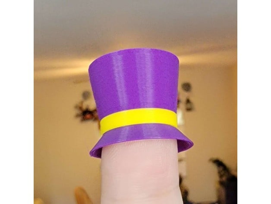 hat kids a in time by cyberskunkstudios props & cosplays costumes kid hatkid ahatintime ahit tophat keychain 3d print model - Mito3D