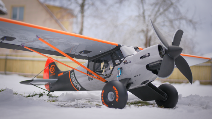 frammentario modello aereo by marko volanti passatempo fai veicoli scrappyairplane mikepatey bushplane rcairplane 3d print model - Mito3D