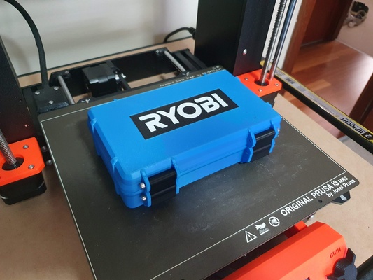 percer morceaux boîte ryobi remixé by alexandrewrobinson outils hexbit foret hexbitholder hexbitstorage organisateur 3d print model - Mito3D
