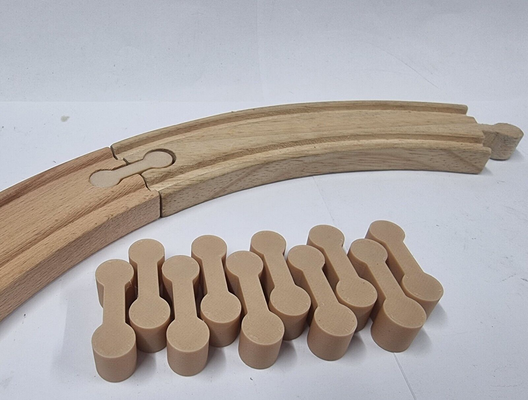10x brio wooden track connectors joiners couplings by simply models toys & games 3d print model - Mito3D