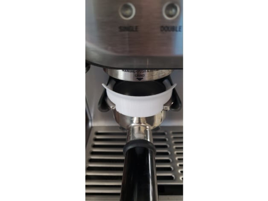 porta filtro derramar guarda breville expresso máquina compartilhado by borg estúdio casa modelos café 54mm sábio barista expressar 3d print model - Mito3D
