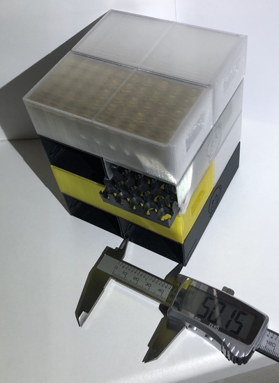 istiflenebilir slide in cephane kutu 9x19 by kuzen araçlar ammobox 3d print model - Mito3D