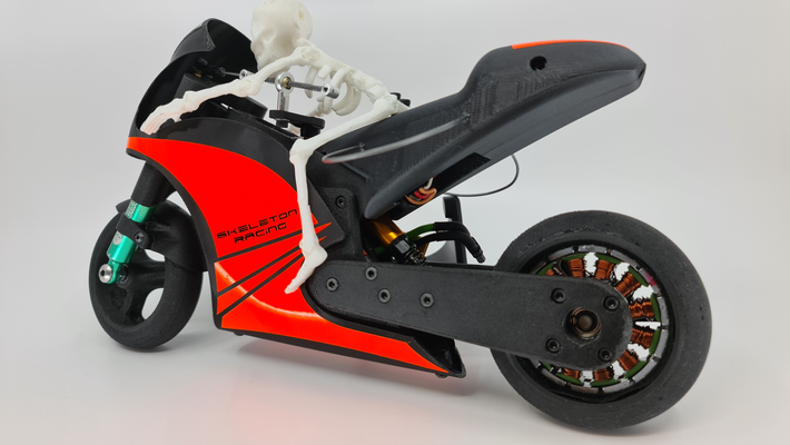 rc 3d basılı süper bisiklet by marko direksiyon simidi hobi kendin yap motogp moto crickbuild motosiklet 3d print model - Mito3D