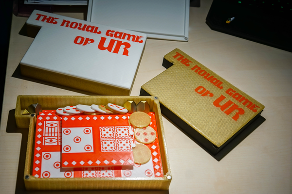 reale gioco of ur by danut andres248 giocattoli giochi tavola tavolo antico 3d print model - Mito3D