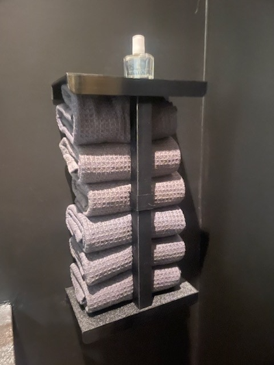 towel holder bathroom by joenge household house models 3d print model - Mito3D