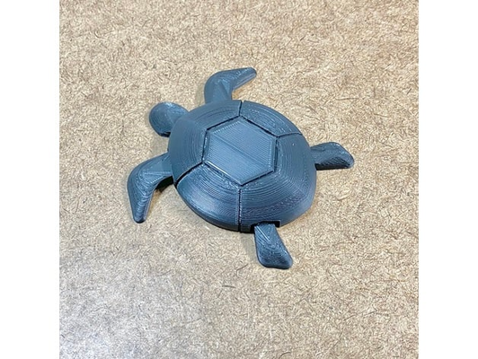 articulated sea turtle shared by springym11 miniatures animals animal 3d print model - Mito3D