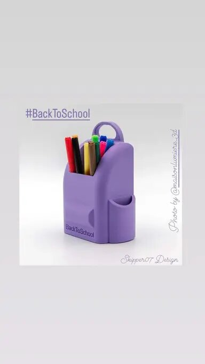 backpack pen holder by sk07 skipper07 household office 3d print model - Mito3D