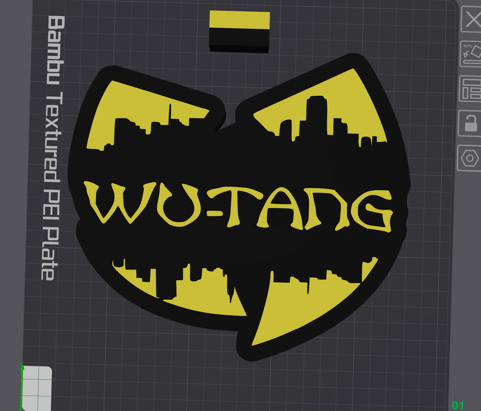 wu tang ışık kutu by cruse2382 sanat işaretler logolar 3D print model - Mito3D